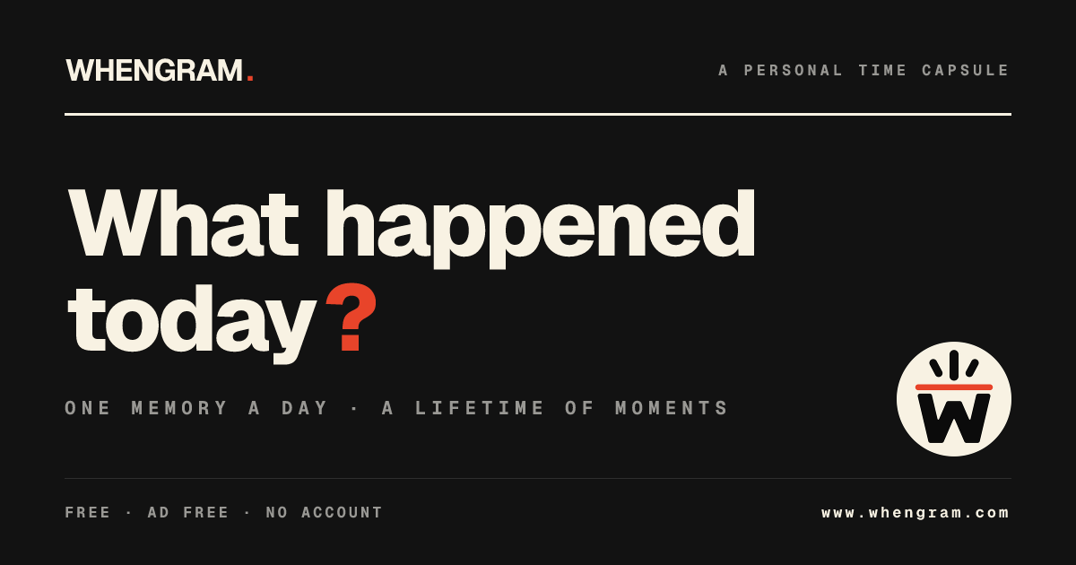 I built an app for the days too small to post and too easy to lose. Free, no ads, offline first. logo