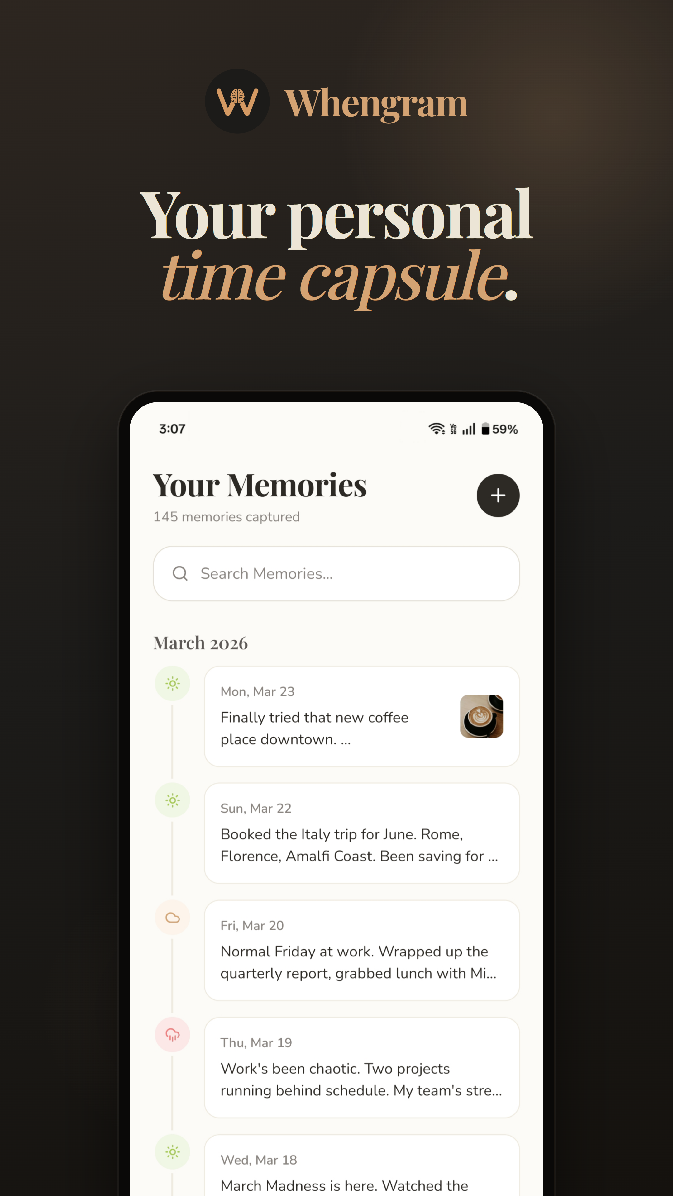 Your personal time capsule